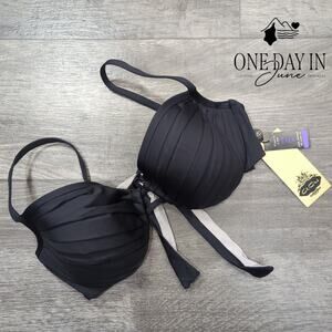 A.Che Perfect Fit Molded Cup Tie Back Bikini Top Size M (32DD, 34D, 36C, 38B)